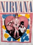 画像2: Unisex Nirvana Photo Print Rock Band T-Shirt 男女兼用 ニルヴァーナフォトプリント ヴィンテージ風 半袖ラウンドネック Tシャツ  バンドT (2)