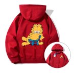 画像6: Unisex Relaxed Garfield Hoodie　ユニセックス 男女兼用リラックスガーフィールドプリント フーディーパーカースウェット (6)