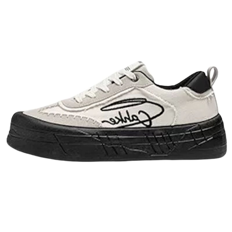 画像3: Unisex Platform Canvas German-Style Lace-Up Sneakers　ユニセックス 男女兼用 厚底キャンバスジャーマニースタイルレースアップスニーカー (3)