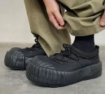 画像3: Unisex Chunky-soled outdoor-style lace-up sneaker boots　ユニセックス 男女兼用 厚底チャンキーソールレースアップアウトドアスタイルスニーカーブーツ (3)