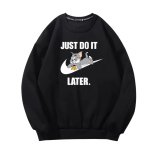 画像2: JUST DO IT LATER Big Tom and Jerry Broken swoosh sweat  ユニセックス男女兼用 トムとジェリー スウォッシュ スウェットトレーナー (2)