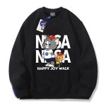 画像1: Unisex NASA x Happy Joy Walk: Tom and Jerry Sweatshirt ユニセックス 男女兼用 ナサ×ハッピージョイウォークトムとジェリースウェットトレーナー (1)