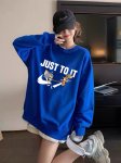 画像4: SALE セール Nasa Tom & Jerry JUST TO IT Broken Swoosh print Sweat Shirt  ユニセックス 男女兼用 ナサ トムとジェリー トム＆ジェリー ブロークンスウッシュ プリント スウェットシャツ トレーナー  (4)