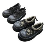 画像1: Unisex Chunky-soled outdoor-style lace-up sneaker boots　ユニセックス 男女兼用 厚底チャンキーソールレースアップアウトドアスタイルスニーカーブーツ (1)