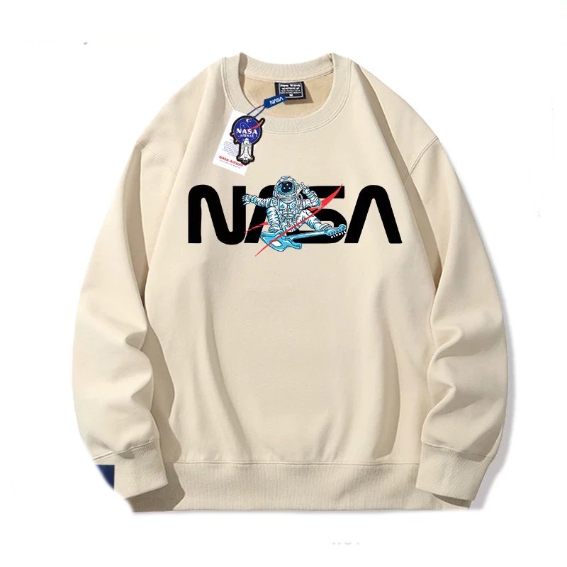 画像1: Unisex NASA x Musician Astronaut Sweatshirt　ユニセックス 男女兼用 ナサ×ミュージシャン宇宙飛行士スウェットトレーナー (1)