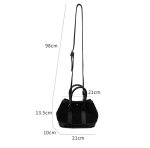 画像5: Mellard Lambswool Mini Garden Party Tote Crossbody Bag　メラード ラムウールミニガーデンパーティートートクロスボディーバッグ (5)