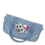画像2: Puff Powerpuff Girls Denim Mini Tote Shoulder BagCrossbody Bag　パフパワフルガールズデニムミニトートショルダークロスボディーバッグ (2)