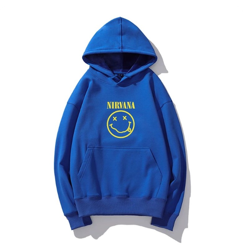 画像8: Unisex Nirvana x Smile Hoodie Band   ニルヴァーナ×スマイルフーディパーカースウェット バンド (8)