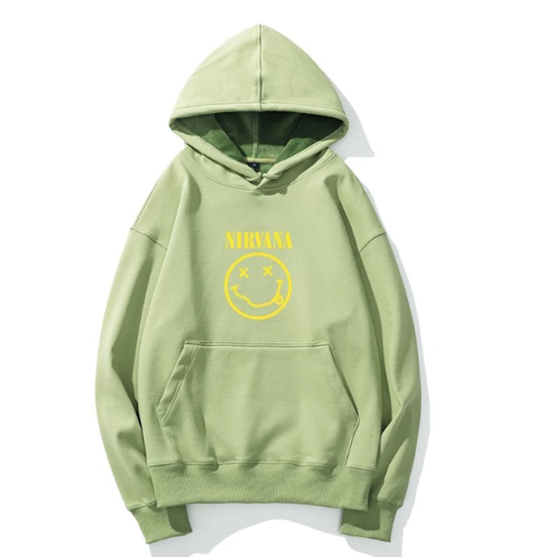 画像12: Unisex Nirvana x Smile Hoodie Band   ニルヴァーナ×スマイルフーディパーカースウェット バンド (12)