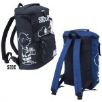画像5: Snoopy & Friends & Lucy Square Backpack　ユニセックス男女兼用スヌーピー×フレンズ×ルーシー スクエアバックパック リュックトートショルダーバッグ (5)