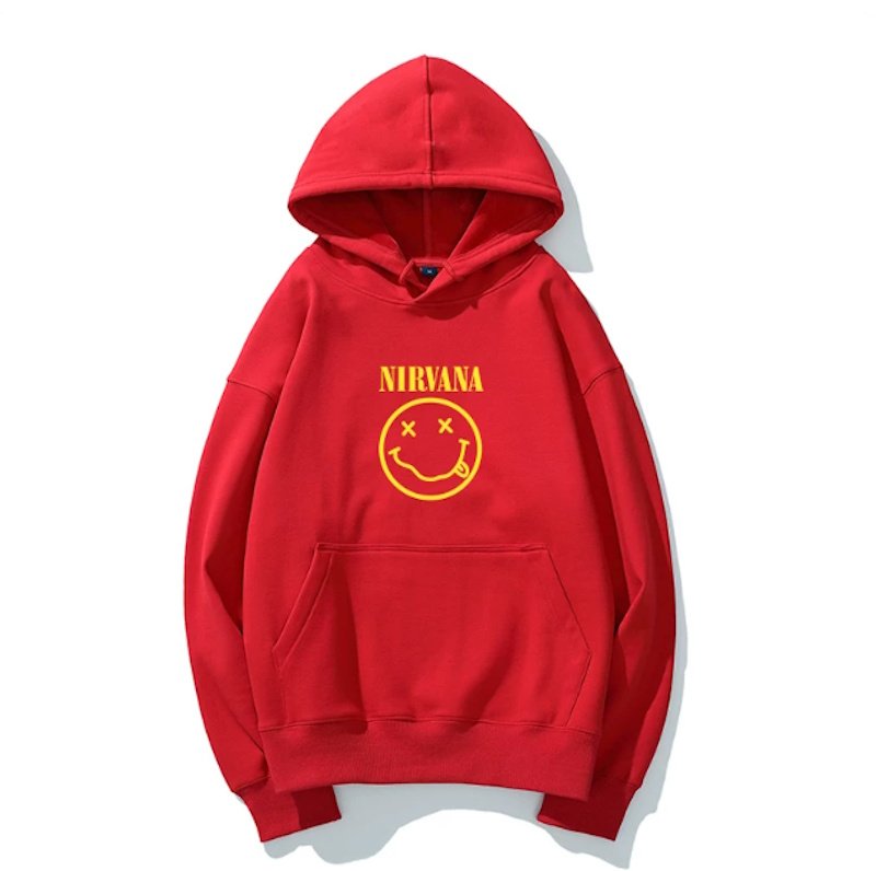 画像7: Unisex Nirvana x Smile Hoodie Band   ニルヴァーナ×スマイルフーディパーカースウェット バンド (7)
