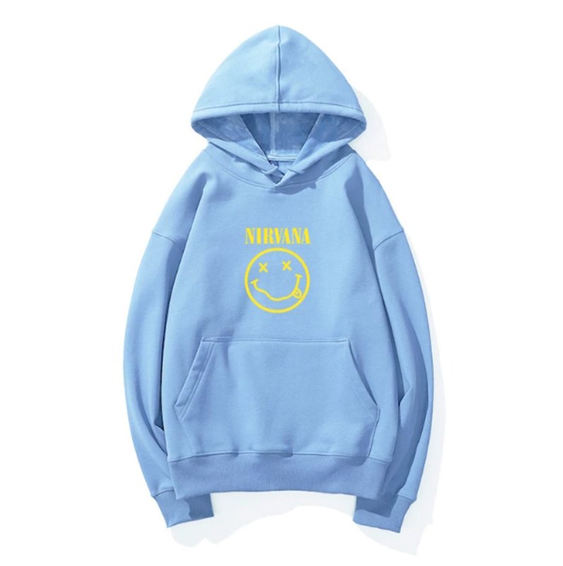 画像13: Unisex Nirvana x Smile Hoodie Band   ニルヴァーナ×スマイルフーディパーカースウェット バンド (13)