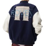 画像1: ROVEN Arc de Triomphe embroideryJacket Baseball Jacket ユニセックス男女兼用エトワール凱旋門刺繍スタジアムジャンパー スタジャン (1)