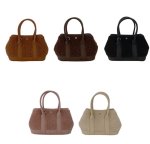 画像1: Mellard Lambswool Mini Garden Party Tote Crossbody Bag　メラード ラムウールミニガーデンパーティートートクロスボディーバッグ (1)