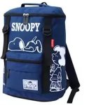 画像1: Snoopy & Friends & Lucy Square Backpack　ユニセックス男女兼用スヌーピー×フレンズ×ルーシー スクエアバックパック リュックトートショルダーバッグ (1)