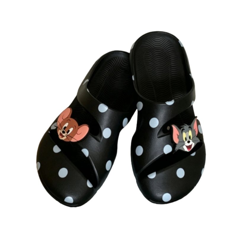 画像1: Tom & Jerry Polka-Dot Flip-Flop Sandals/Slippers　トム＆ジェリードット サンダル スリッパフリップフロップ (1)