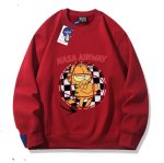 画像8: Unisex NASA x Damiesphere Sphere x Garfield Sweatshirt　ユニセックス 男女兼用NASA×ダミエスフィア球体×ガーフィールドスウェットガーフィールドプリント フーディーパーカースウェット (8)