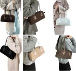 画像6: Horizontal faux-fur tote/shoulder/underarm bag　横長ファートートショルダーアンダーアームバッグ (6)
