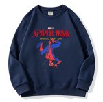 画像2: Upside-Down Spider-Man Vintage-Style Sweatshirt Sweatshirt  ユニセックス男女兼用 逆さスパイダーマンヴィンテージスタイルスウェットトレーナー (2)