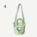 画像5: Snoopy & Woodstock Tote/Shoulder/Underarm/Pochette Bag　スヌーピー＆ウッドストックトートショルダーアンダーアームポシェットバッグ (5)