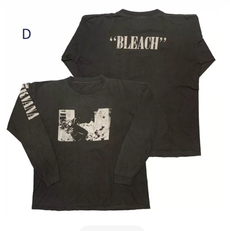 画像5: Unisex Nirvana "Nevermind" Print Long-Sleeve T-Shirt　男女兼用ニルヴァーナネヴァーマインドビンテージスタイル長袖Ｔシャツ (5)