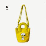 画像6: Snoopy & Woodstock Tote/Shoulder/Underarm/Pochette Bag　スヌーピー＆ウッドストックトートショルダーアンダーアームポシェットバッグ (6)