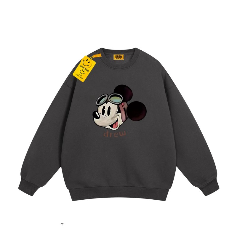 画像3: Goggles Mickey Mouse Print Sweatshirt ユニセックス男女兼用ゴーグルミッキーマウススウェットトレーナー (3)