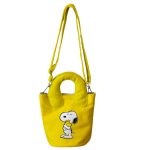 画像1: Snoopy & Woodstock Tote/Shoulder/Underarm/Pochette Bag　スヌーピー＆ウッドストックトートショルダーアンダーアームポシェットバッグ (1)