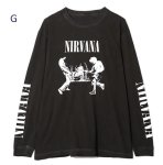 画像7: Unisex Nirvana "Nevermind" Print Long-Sleeve T-Shirt　男女兼用ニルヴァーナネヴァーマインドビンテージスタイル長袖Ｔシャツ (7)