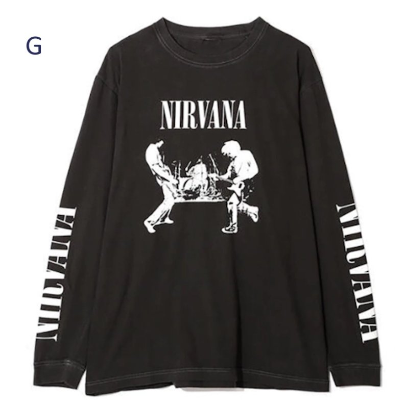 画像7: Unisex Nirvana "Nevermind" Print Long-Sleeve T-Shirt　男女兼用ニルヴァーナネヴァーマインドビンテージスタイル長袖Ｔシャツ (7)