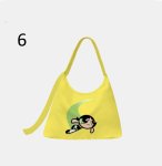 画像7: Puff-Style Powerpuff Girls Tote/Shoulder/Underarm Bag　パフパワフルガールズトートショルダーアンダーアームバッグ (7)