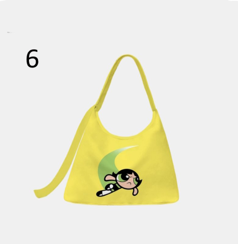 画像7: Puff-Style Powerpuff Girls Tote/Shoulder/Underarm Bag　パフパワフルガールズトートショルダーアンダーアームバッグ (7)