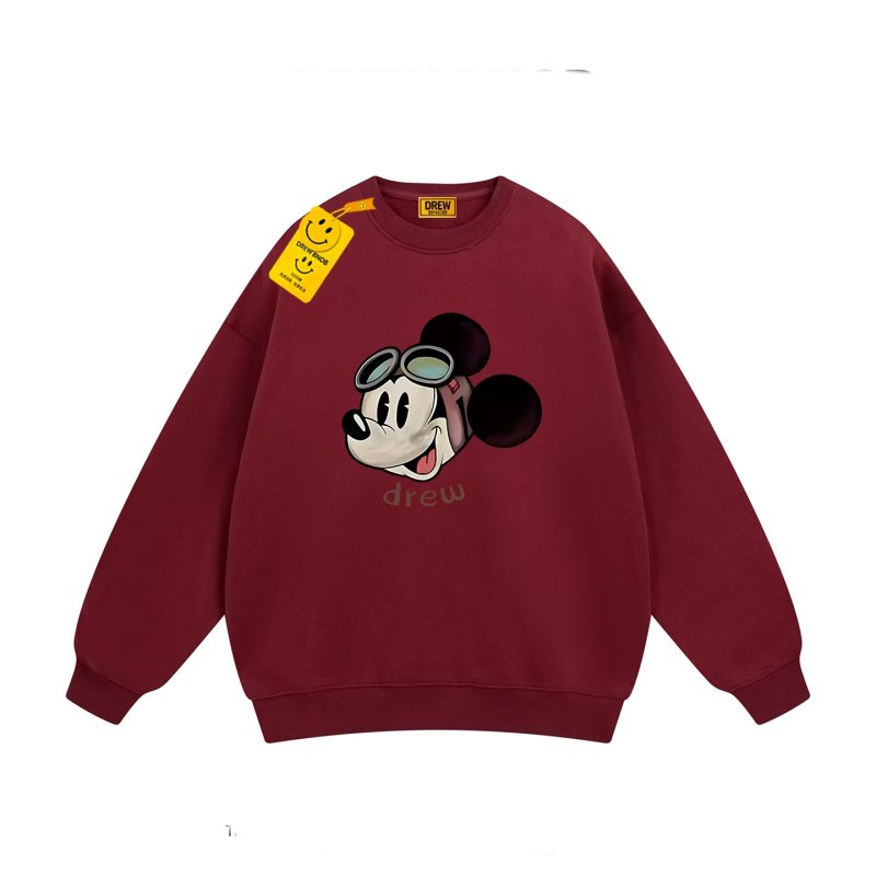 画像4: Goggles Mickey Mouse Print Sweatshirt ユニセックス男女兼用ゴーグルミッキーマウススウェットトレーナー (4)