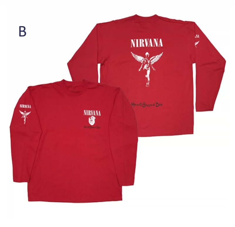 画像3: Unisex Nirvana "Nevermind" Print Long-Sleeve T-Shirt　男女兼用ニルヴァーナネヴァーマインドビンテージスタイル長袖Ｔシャツ (3)