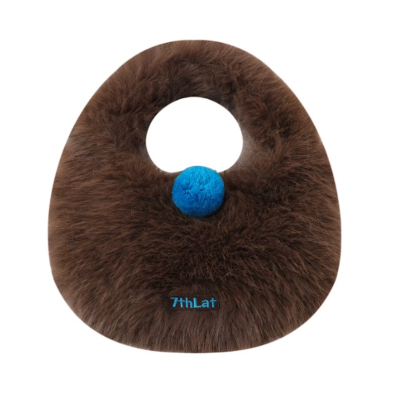 画像3: 7THLAT Round Pom-Pom Fur Handbag　7THLATラウンドポンポンファーハンドバッグ (3)