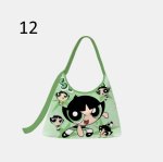 画像13: Puff-Style Powerpuff Girls Tote/Shoulder/Underarm Bag　パフパワフルガールズトートショルダーアンダーアームバッグ (13)