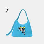 画像8: Puff-Style Powerpuff Girls Tote/Shoulder/Underarm Bag　パフパワフルガールズトートショルダーアンダーアームバッグ (8)