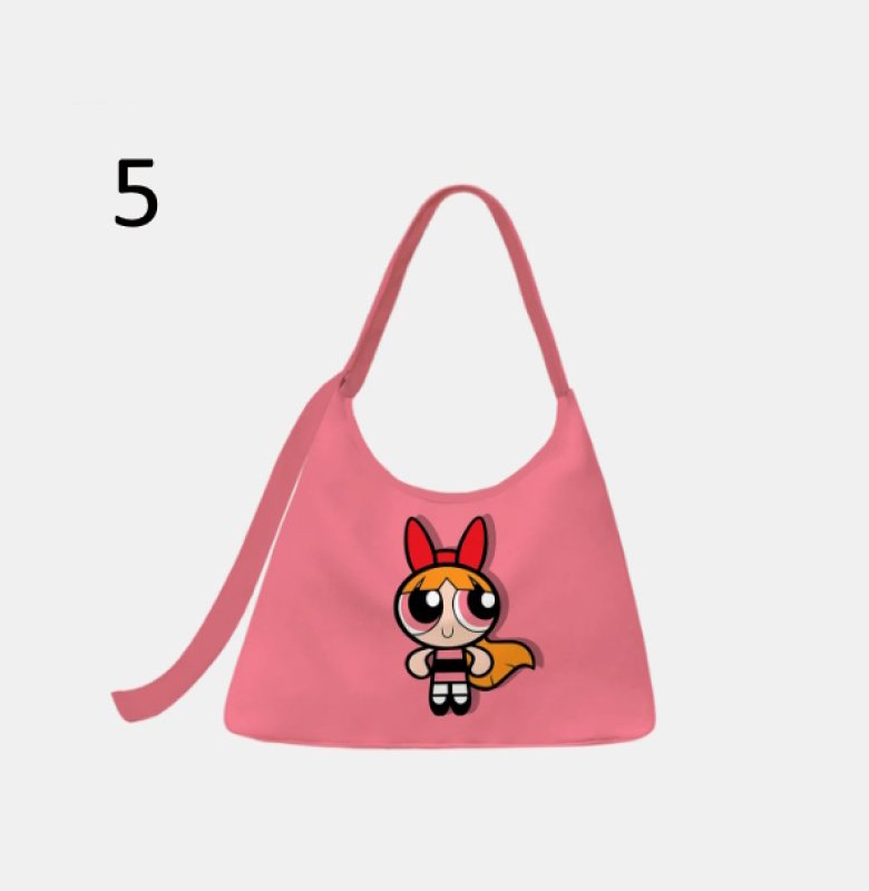 画像6: Puff-Style Powerpuff Girls Tote/Shoulder/Underarm Bag　パフパワフルガールズトートショルダーアンダーアームバッグ (6)
