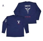 画像2: Unisex Nirvana "Nevermind" Print Long-Sleeve T-Shirt　男女兼用ニルヴァーナネヴァーマインドビンテージスタイル長袖Ｔシャツ (2)