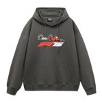 画像2: Unisex Snoopy x F1 Print Hoodie  男女兼用ユニセックススヌーピー×F1フーディパーカースウェット バンド (2)