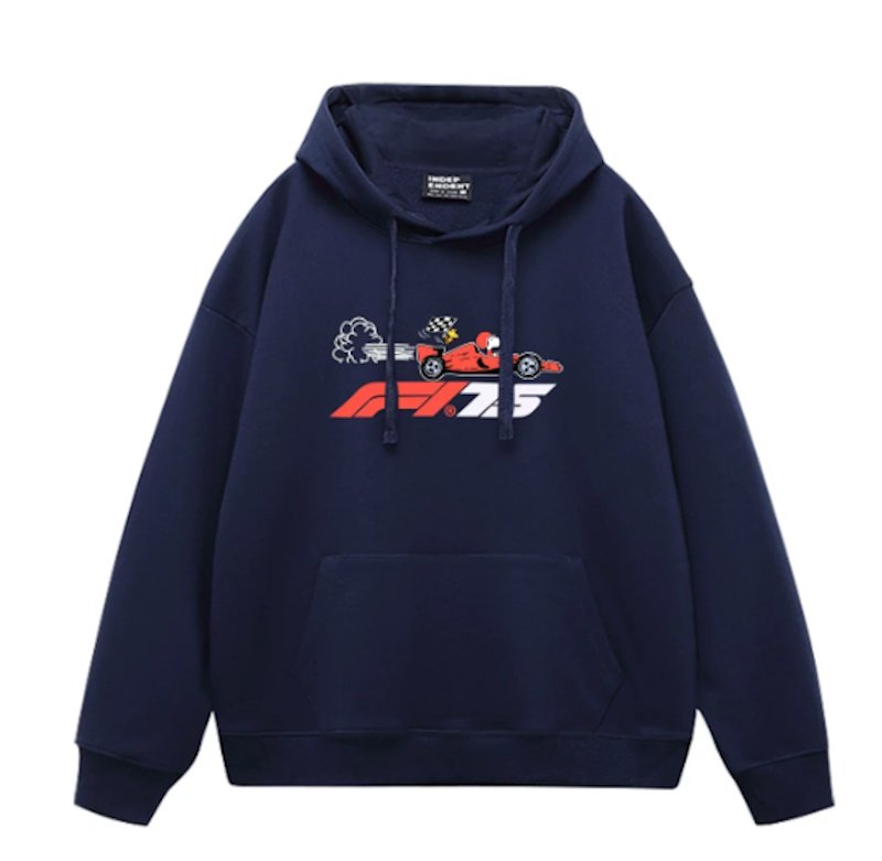 画像4: Unisex Snoopy x F1 Print Hoodie  男女兼用ユニセックススヌーピー×F1フーディパーカースウェット バンド (4)