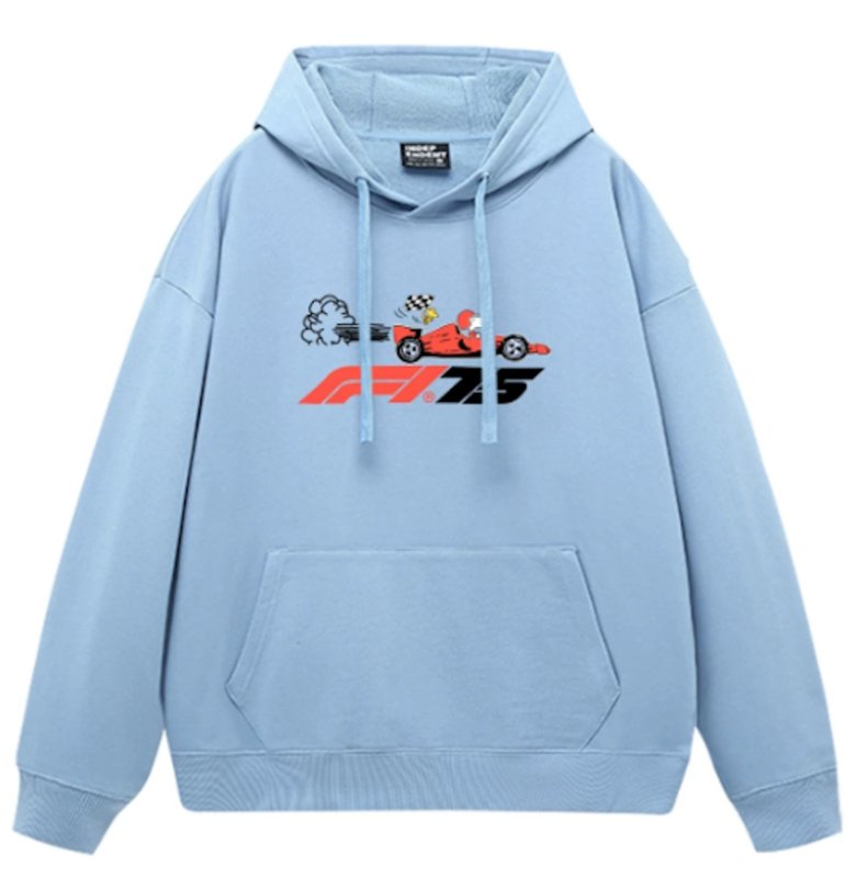 画像8: Unisex Snoopy x F1 Print Hoodie  男女兼用ユニセックススヌーピー×F1フーディパーカースウェット バンド (8)