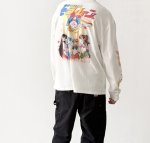 画像4: Sailor Moon Washed Long-Sleeve T-Shirt　ユニセックス 男女兼用セーラームーンウォッシュ長袖Tシャツ (4)