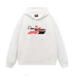 画像1: Unisex Snoopy x F1 Print Hoodie  男女兼用ユニセックススヌーピー×F1フーディパーカースウェット バンド (1)