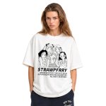 画像1: SALE セール Unisex STRAWPFRRY Girls Paint  t-shirt  男女兼用 ユニセックス ガールズプリントTシャツ (1)