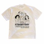 画像2: SALE セール Unisex STRAWPFRRY Girls Paint  t-shirt  男女兼用 ユニセックス ガールズプリントTシャツ (2)