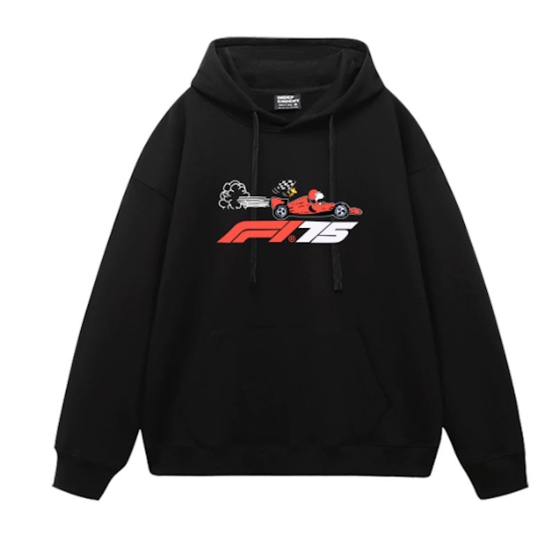 画像6: Unisex Snoopy x F1 Print Hoodie  男女兼用ユニセックススヌーピー×F1フーディパーカースウェット バンド (6)