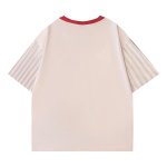 画像2: Unisex Tom and Jerry Chase V-Neck 3D  Uniform T-Shirt ユニセックス 男女兼用 チェイサー トムとジェリー Vネック ユニホームTシャツ Vネック カラーブロック 半袖 (2)