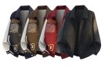 画像5: Color-block collared varsity jacket　ユニセックス男女兼用襟付き アメリカン刺繍スタジアムジャケットスタジャン (5)