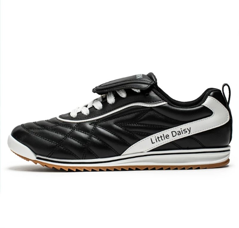 画像1: Unisex Quilted leather lace-up sneakers　ユニセックス 男女兼用 レザーキルティングレースアップゴルフシューズスタイルスニーカー (1)